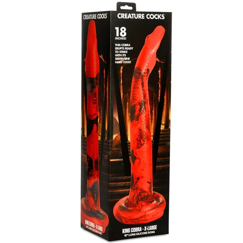 Dildo de Silicona King Cobra XL 45 cm