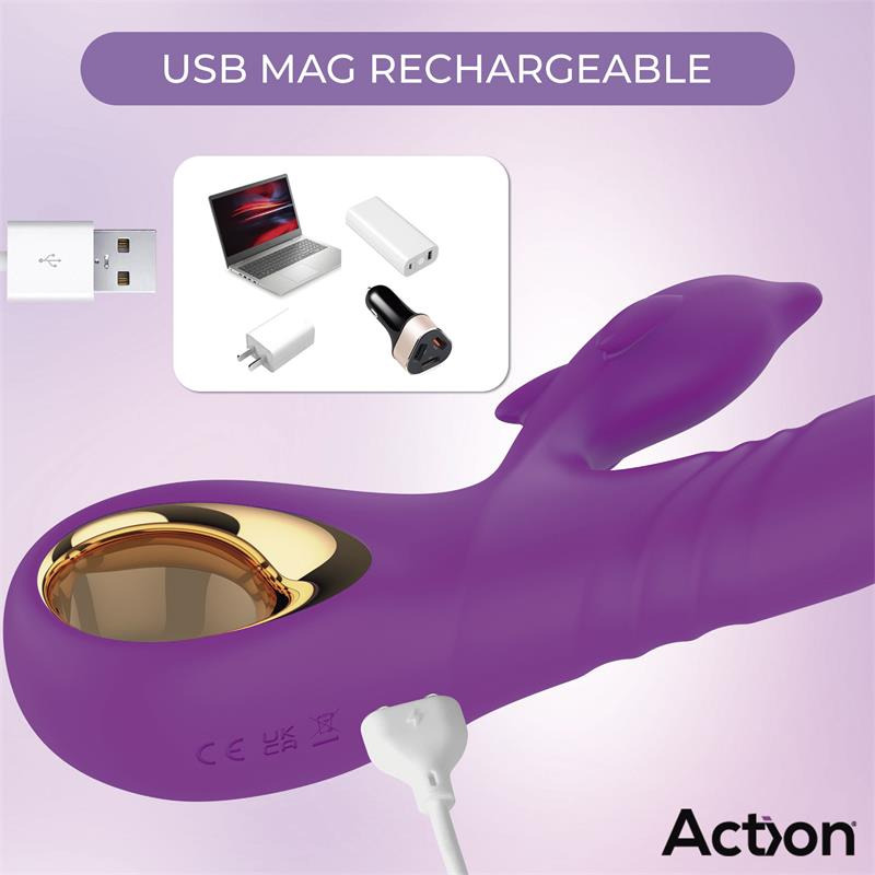 Fliper Vibrador Morado