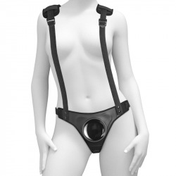 Strap-On Suspenders Negro